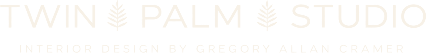 Twin Palm Studio, interior design by Gregory Allan Cramer